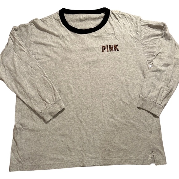 VS PINK cheetah pup long sleeve - Picture 4 of 7